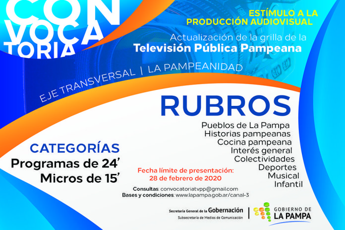 Convocatoria Producciónes Audiovisuales Canal 3 24f775a03