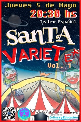 santa variete flyer