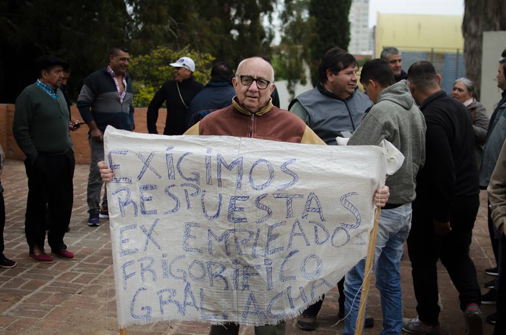 ex trabajadores frigo Acha ladag 4