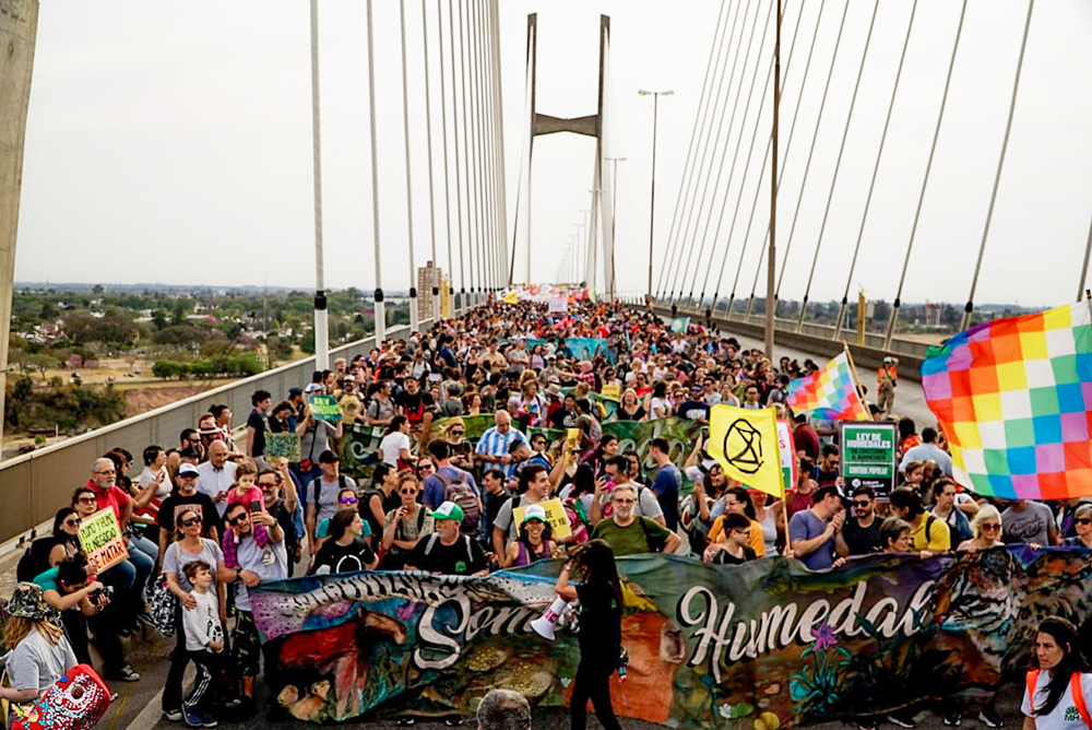 marcha por ley de humedales