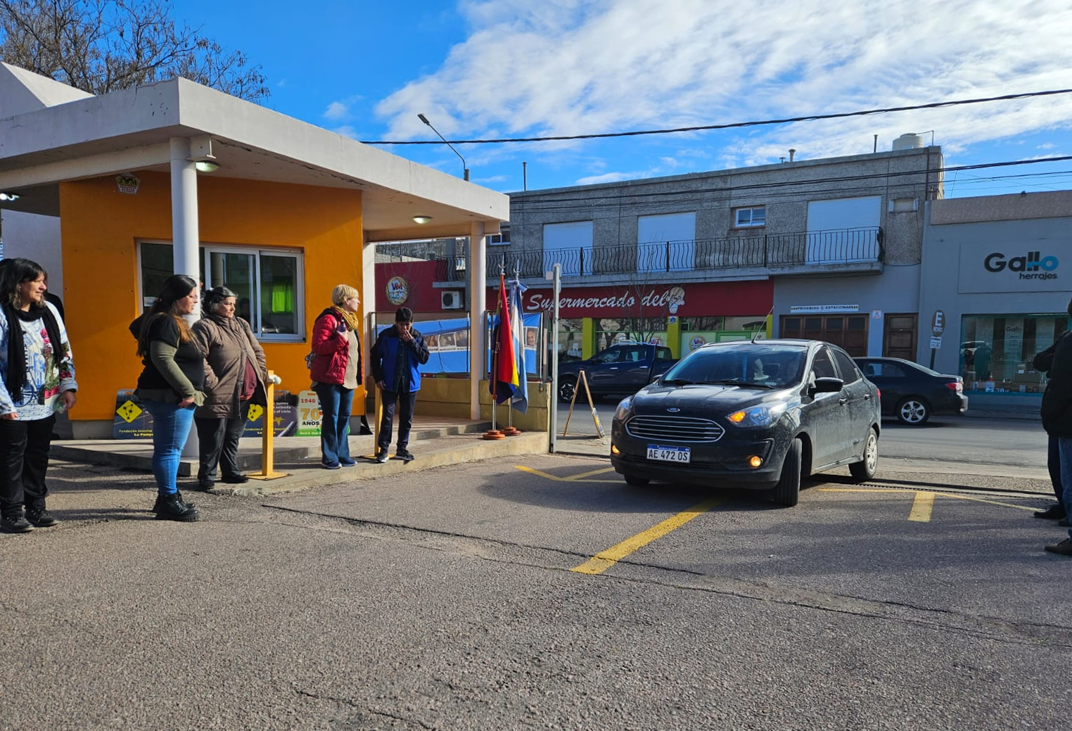 Estrellas amarillas estacionamiento dos