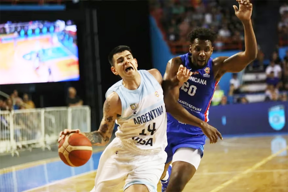 basquet argentina derrota dos