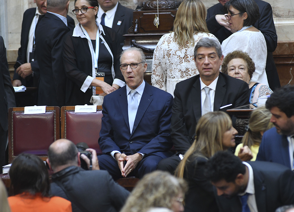 Carlos Rosenkrantz y Horacio Rosatti inicio de sesiones