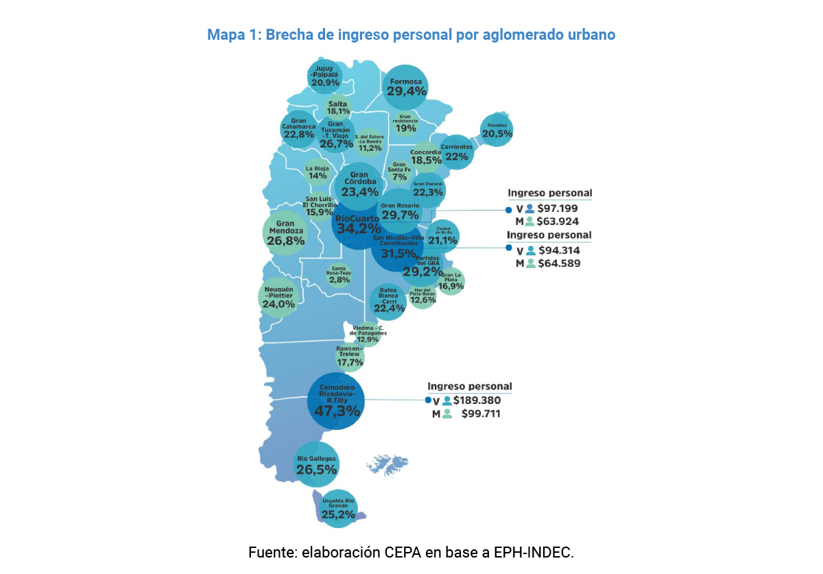 mapa brecha