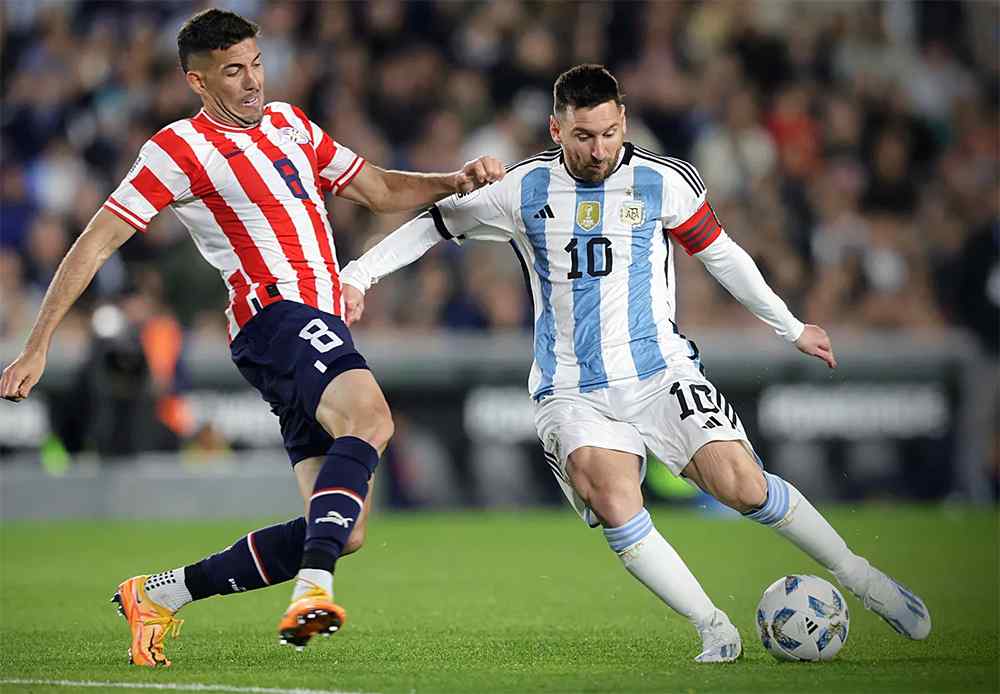 argentina paraguay messi