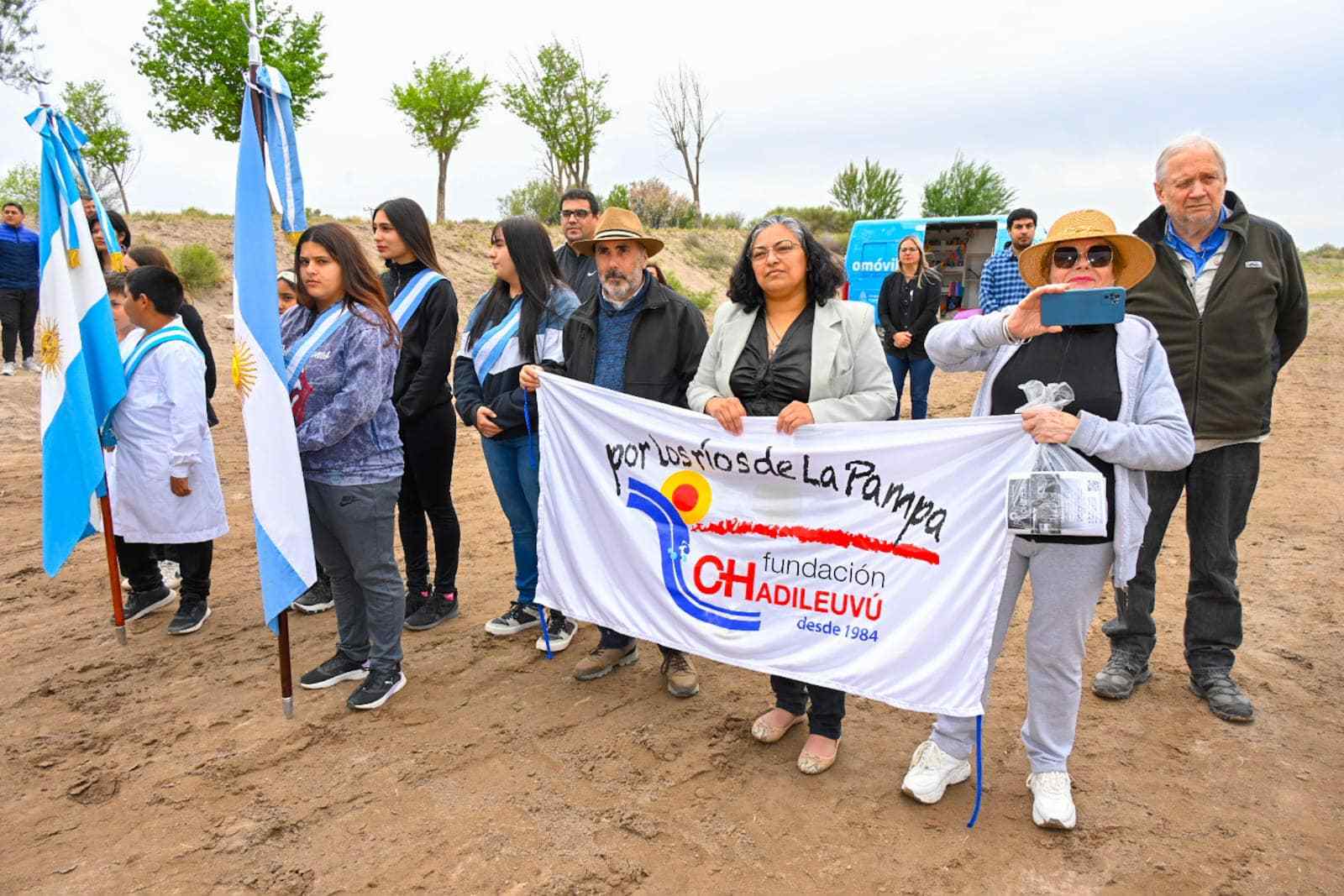 rio atuel Acto en Algarrobo del Águila cinco