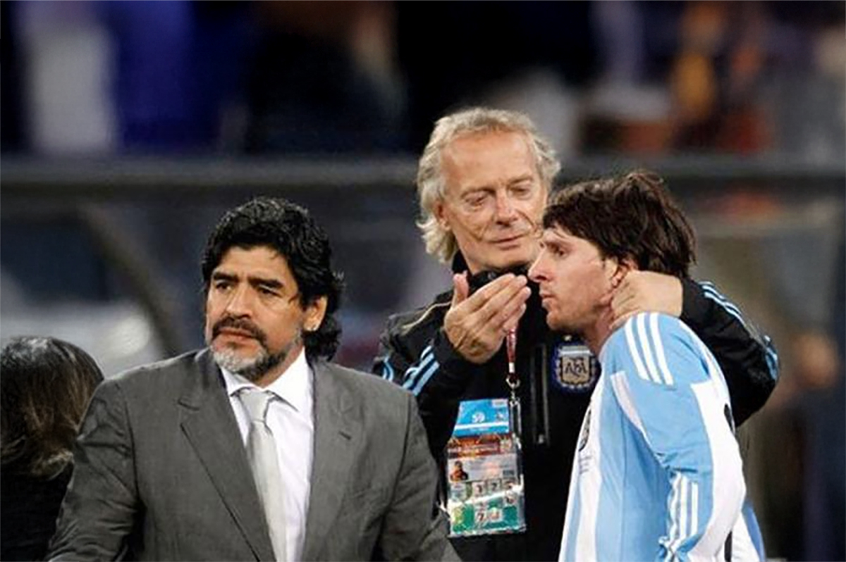 maradona signorini messi