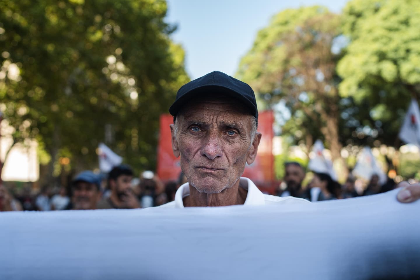 jubilado protesta