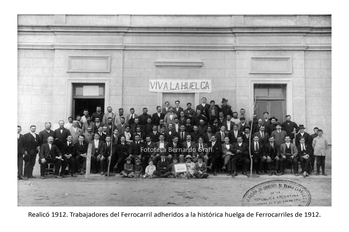 muestra el ferrocarril en la pampa viva la huelga1 realico