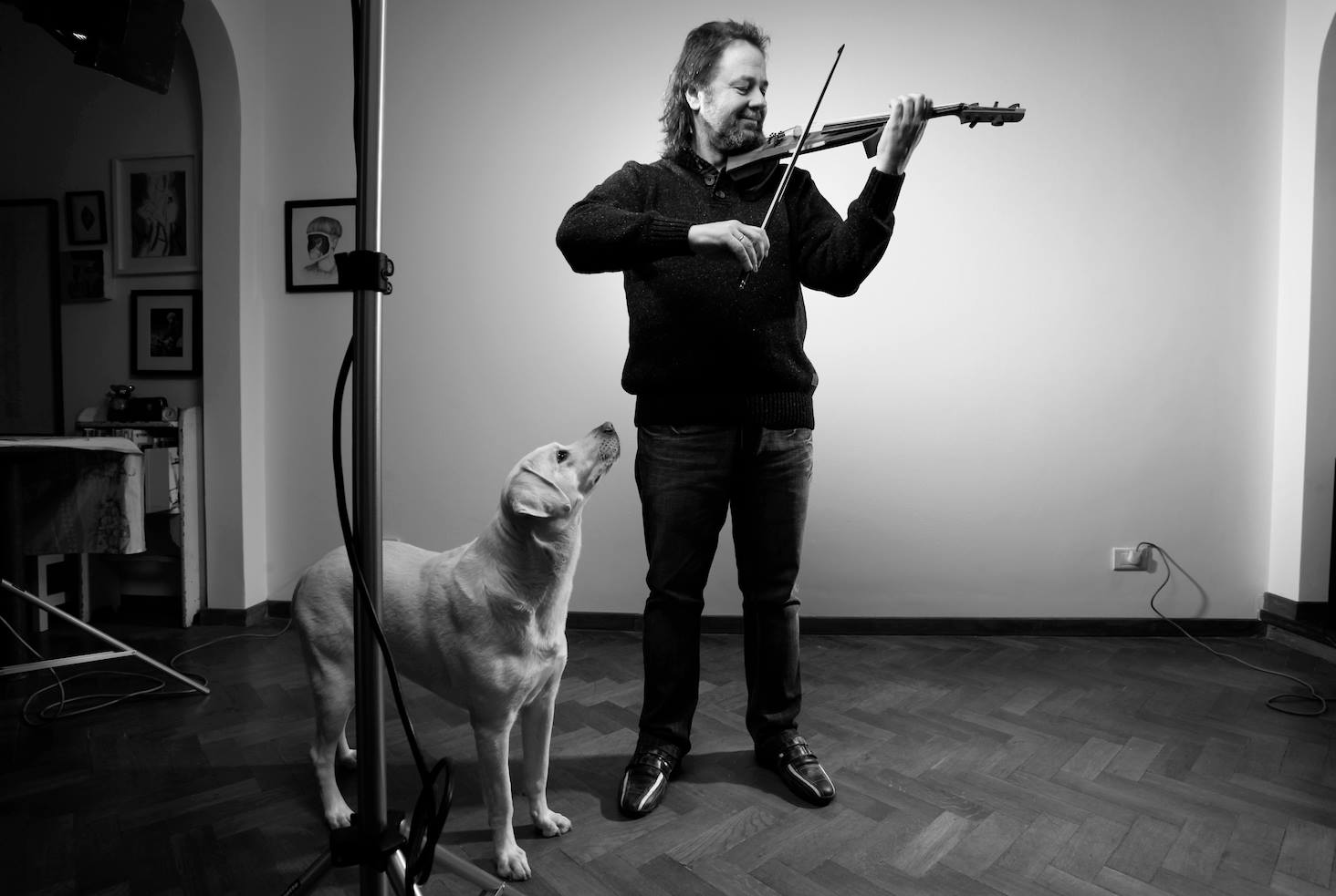 nora leano perra y violinista