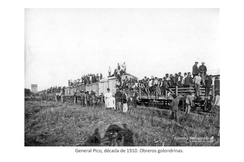 obreros golondrinas pico 1910